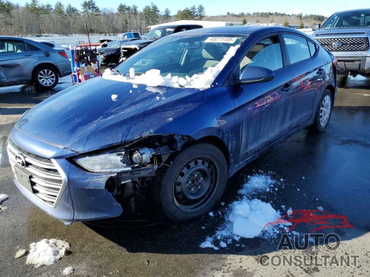 HYUNDAI ELANTRA 2018 - 5NPD84LF2JH301388