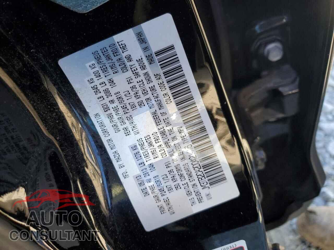 MAZDA CX-9 2013 - JM3TB2CA2D0421416