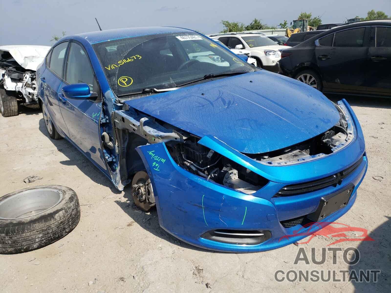 DODGE DART 2016 - 1C3CDFBB7GD516673