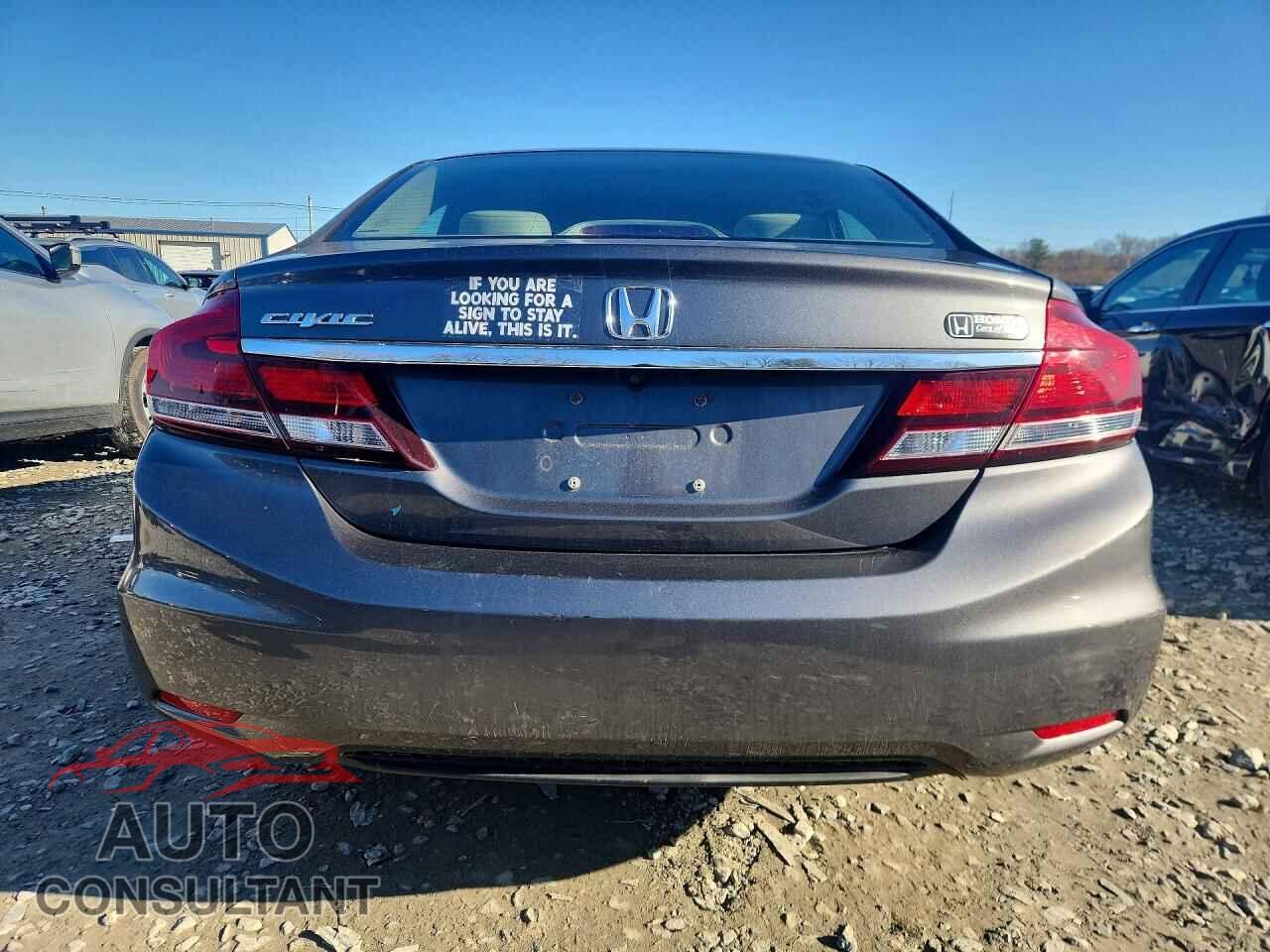 HONDA CIVIC 2013 - 19XFB2F85DE285014
