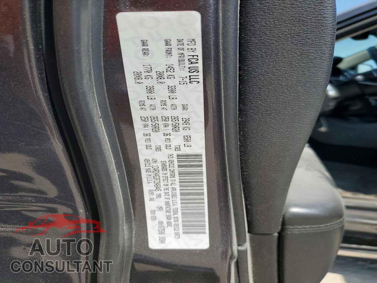 DODGE DURANGO 2015 - 1C4RDHAG3FC946445
