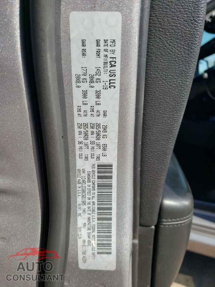 DODGE DURANGO 2019 - 1C4RDJDG8KC651905