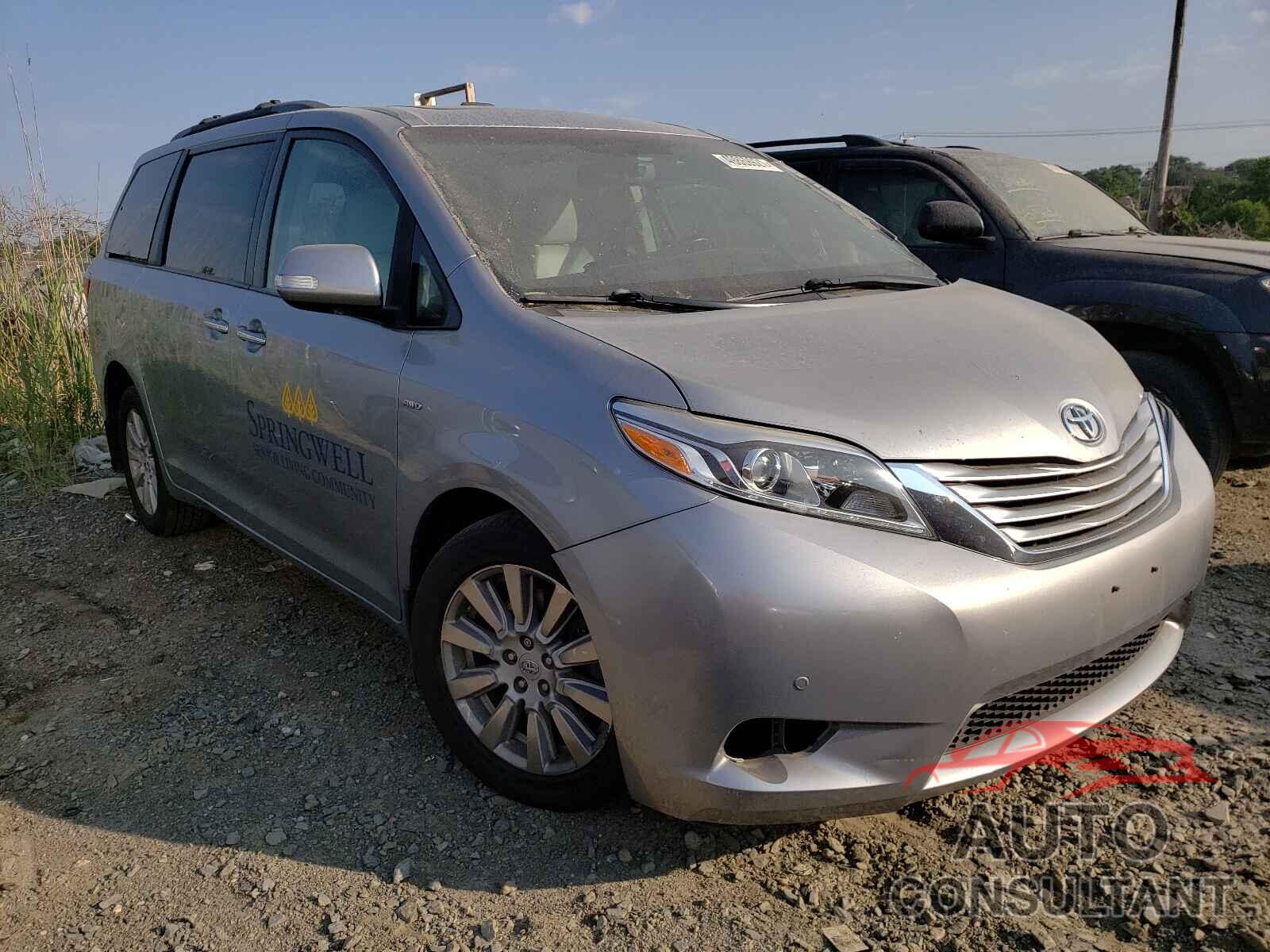 TOYOTA SIENNA 2017 - 5TDDZ3DC6HS164391