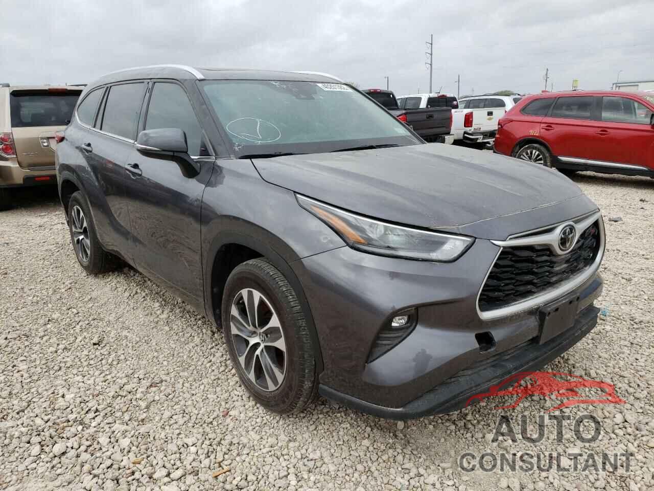 TOYOTA HIGHLANDER 2021 - 5TDGZRAH2MS050723