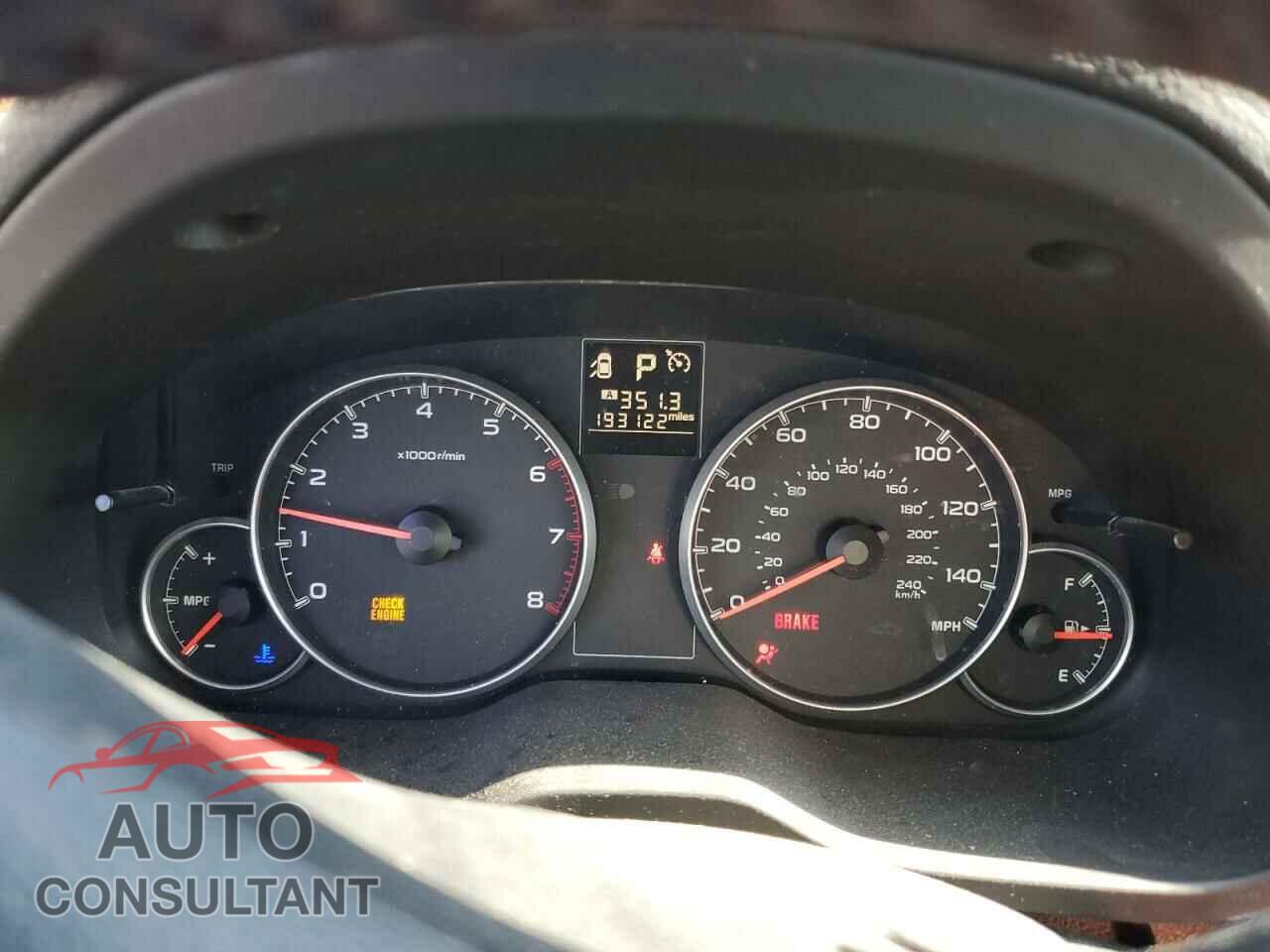 SUBARU OUTBACK 2013 - 4S4BRBBC5D3325423