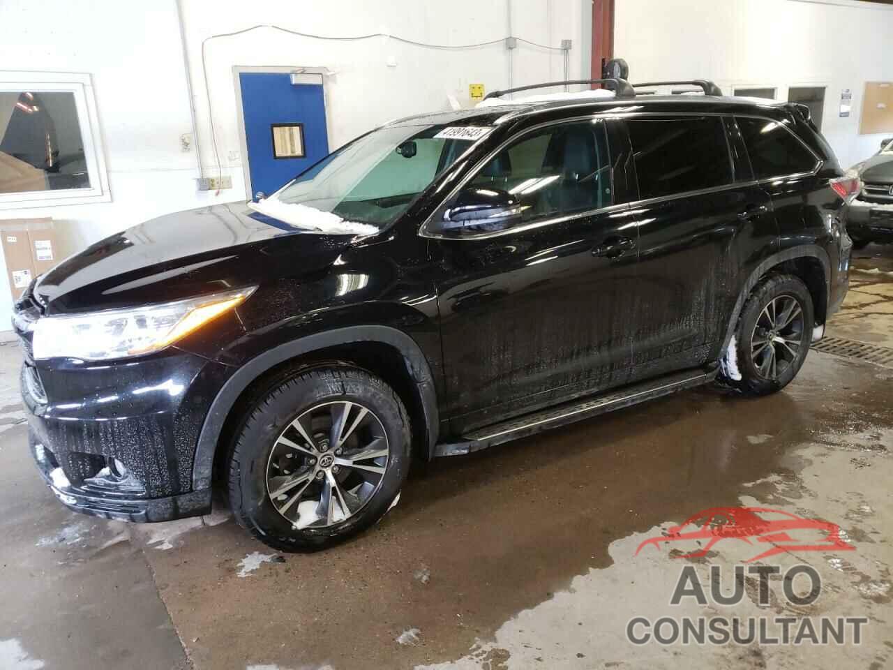 TOYOTA HIGHLANDER 2016 - 5TDJKRFH7GS233154
