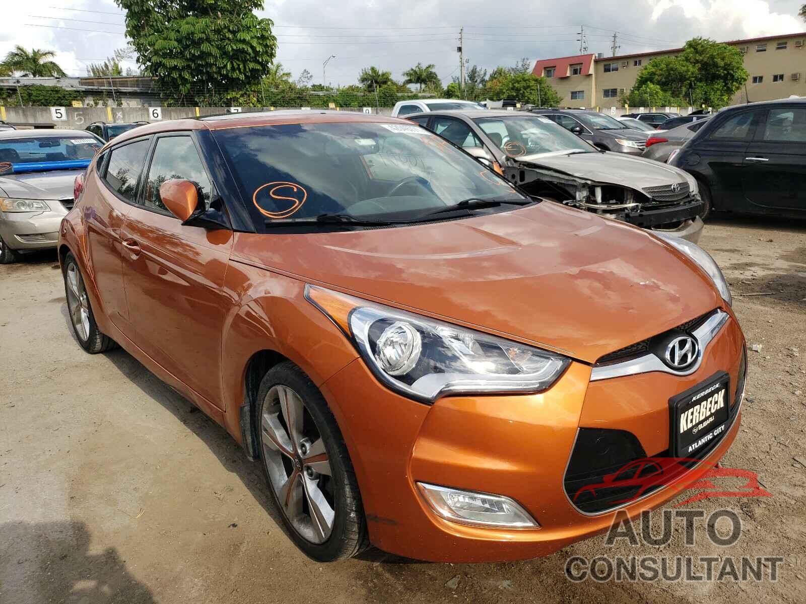 HYUNDAI VELOSTER 2016 - KMHTC6AD0GU300256