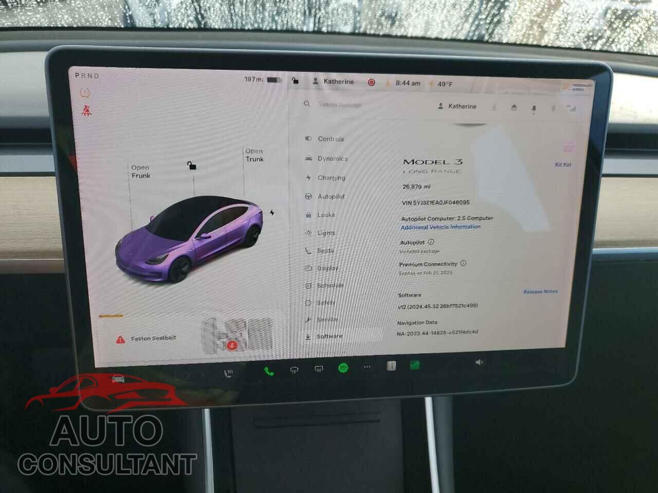 TESLA MODEL 3 2018 - 5YJ3E1EA0JF046095