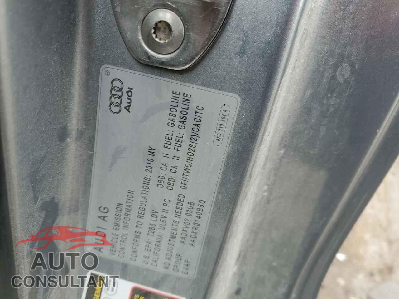 AUDI A5 2010 - WAULFAFR4AA078152