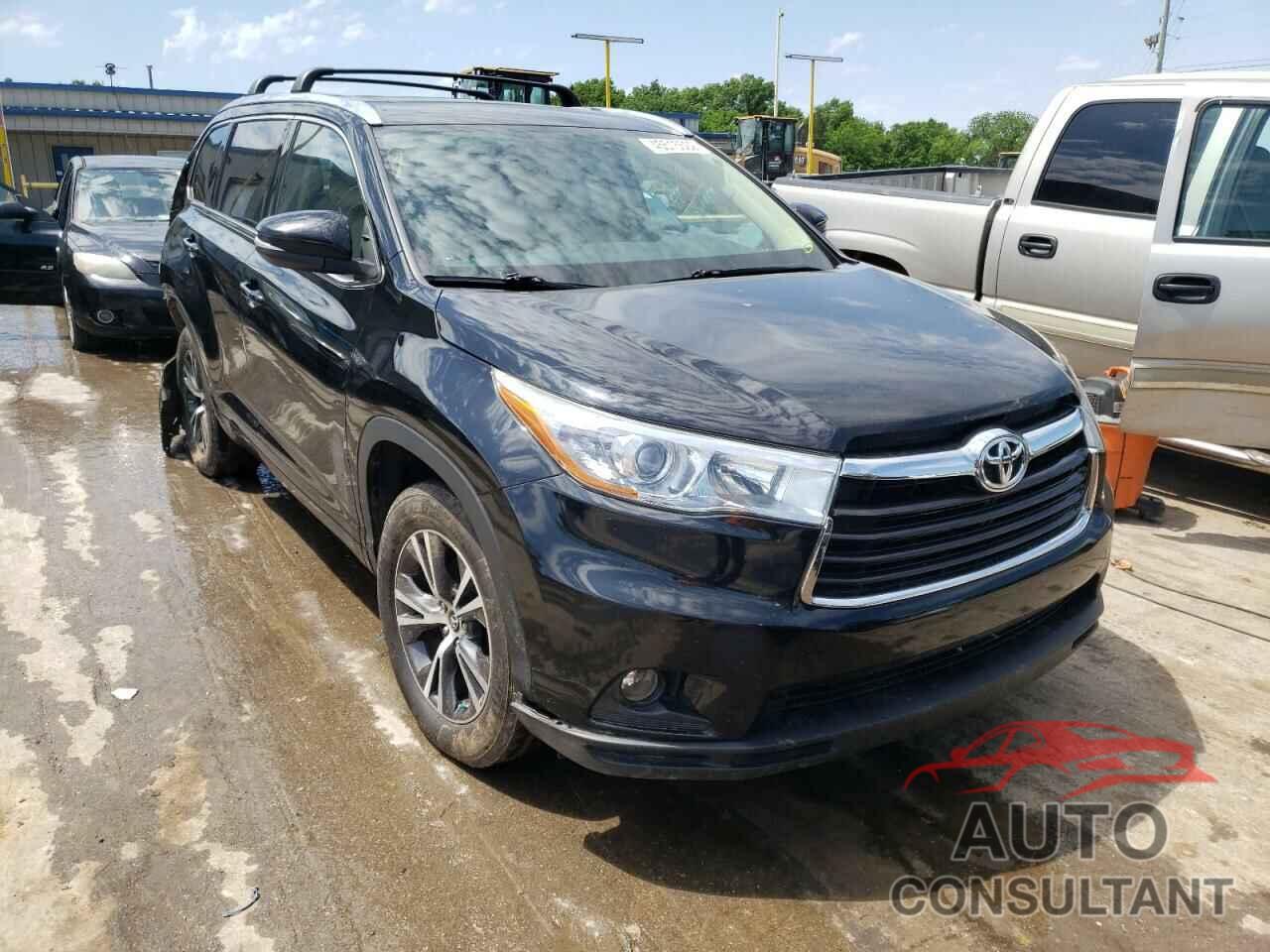 TOYOTA HIGHLANDER 2016 - 5TDKKRFH4GS155193