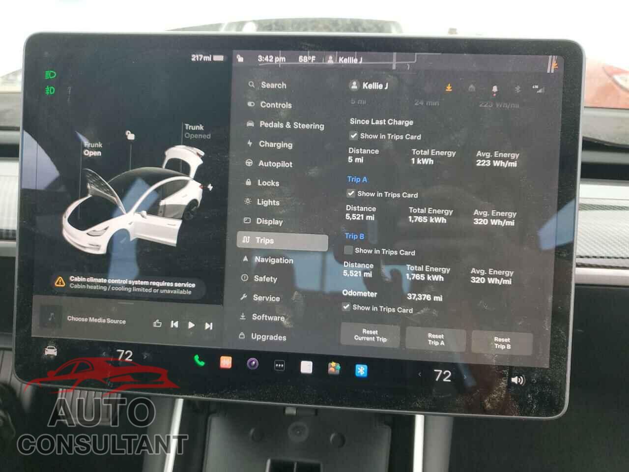 TESLA MODEL 3 2018 - 5YJ3E1EBXJF093899