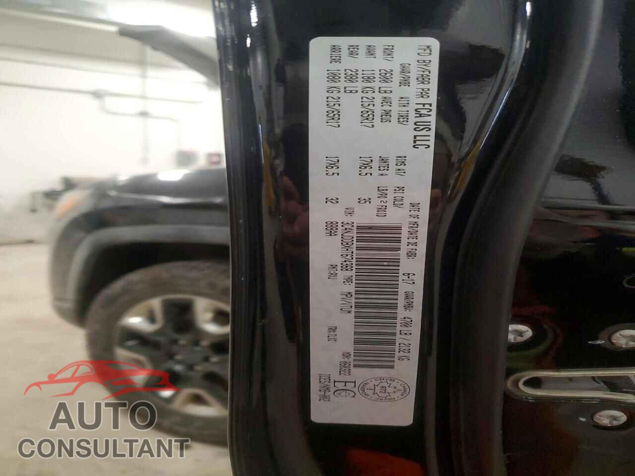 JEEP COMPASS 2017 - 3C4NJDDBXHT674368