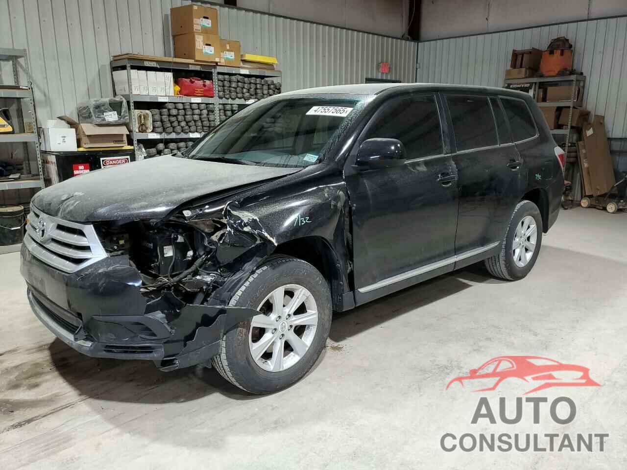 TOYOTA HIGHLANDER 2012 - 5TDBK3EHXCS124281