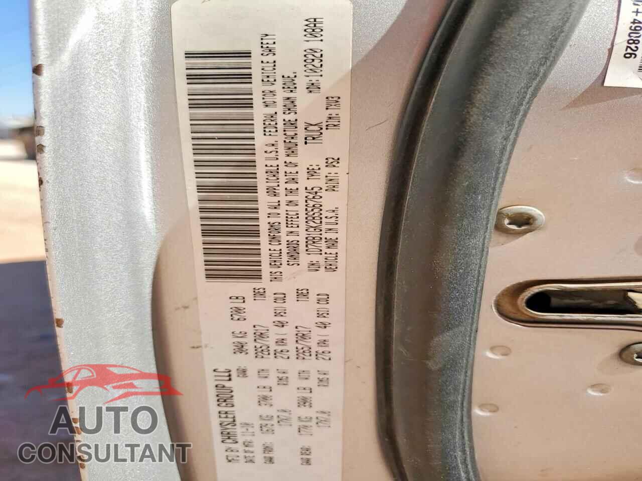 DODGE RAM 1500 2011 - 1D7RB1GK2BS567645