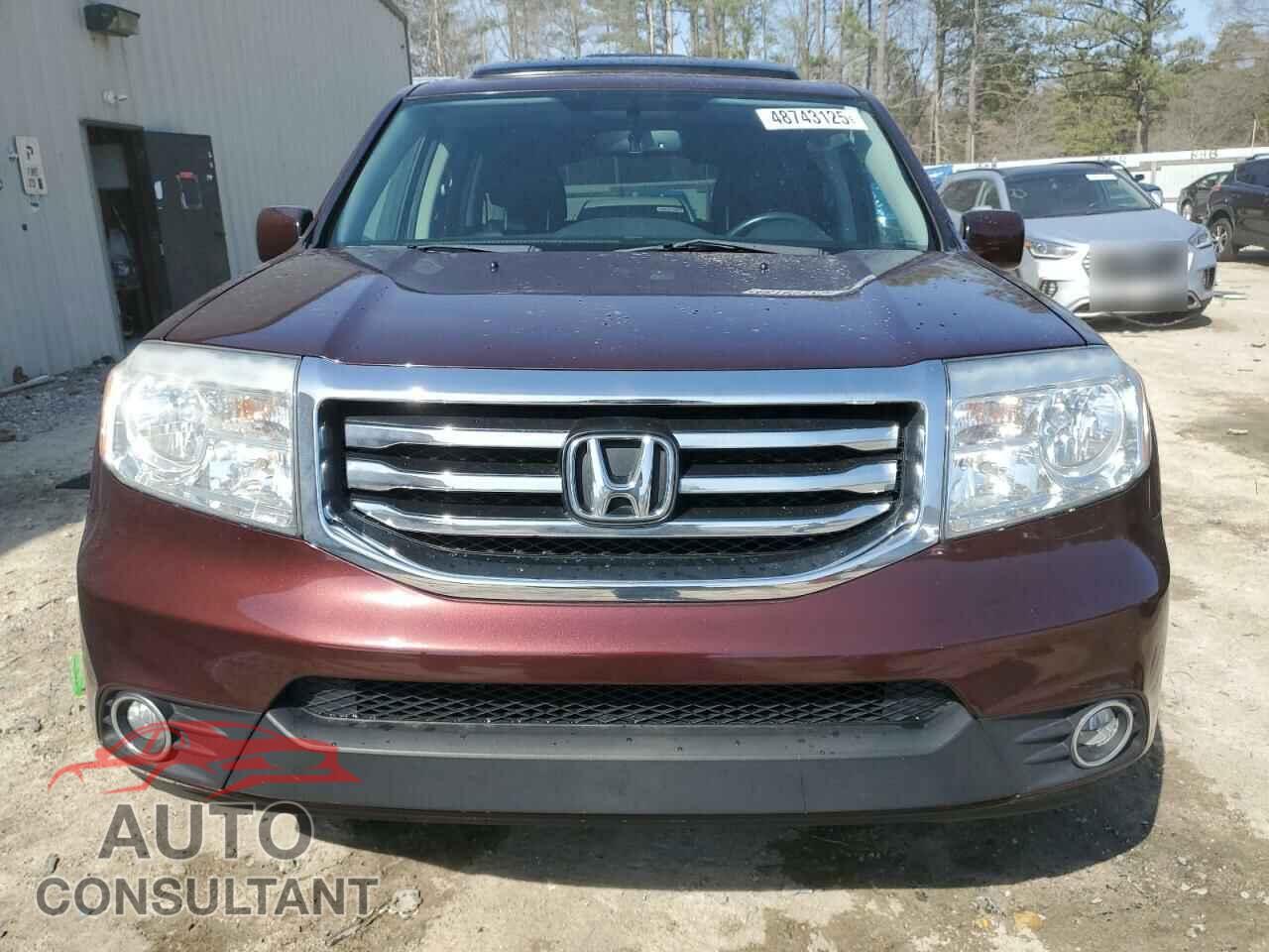 HONDA PILOT 2013 - 5FNYF4H51DB029104