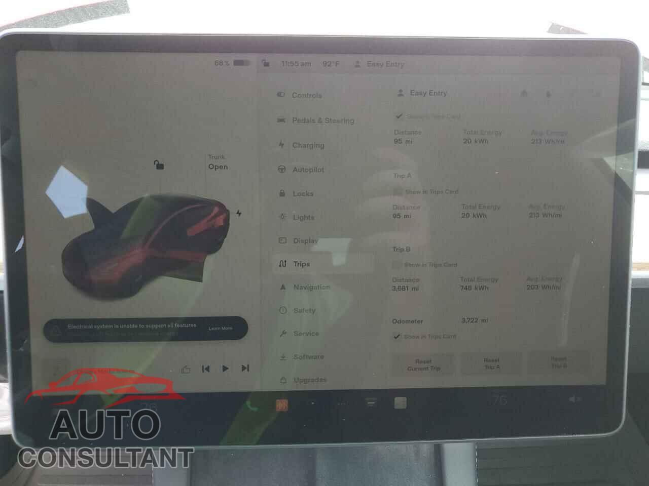 TESLA MODEL 3 2022 - 5YJ3E1EA6NF320406