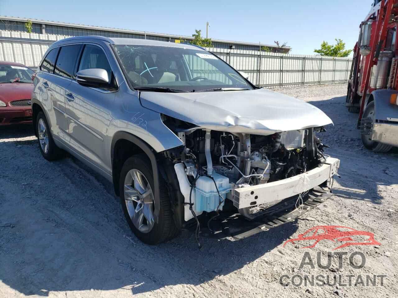 TOYOTA HIGHLANDER 2019 - 5TDDZRFH6KS747529