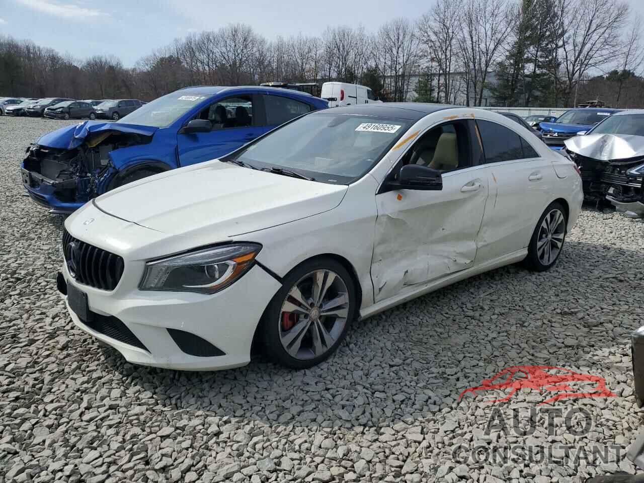 MERCEDES-BENZ CLA-CLASS 2014 - WDDSJ4EB3EN038748