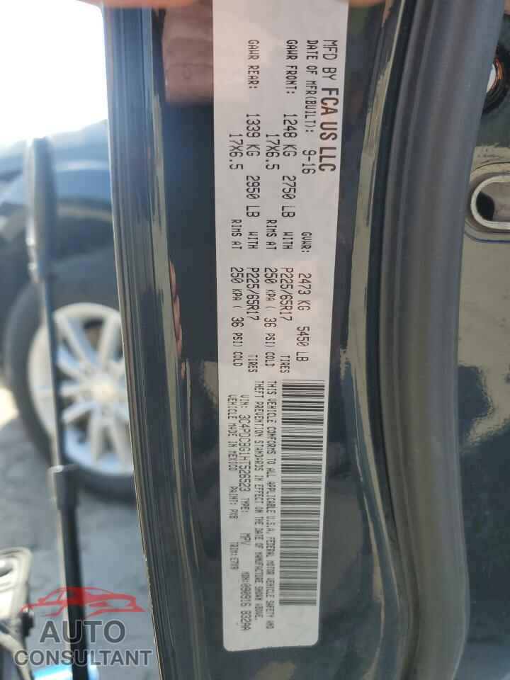 DODGE JOURNEY 2017 - 3C4PDCBG1HT526523
