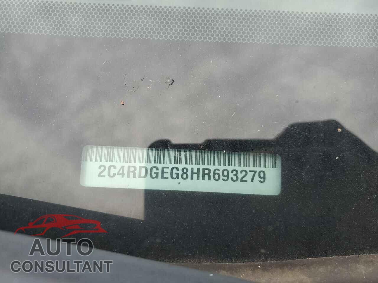 DODGE CARAVAN 2017 - 2C4RDGEG8HR693279