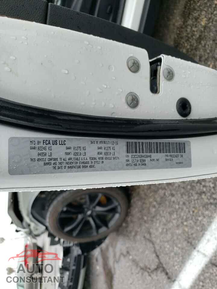 DODGE CHALLENGER 2017 - 2C3CDZAG8HH536448