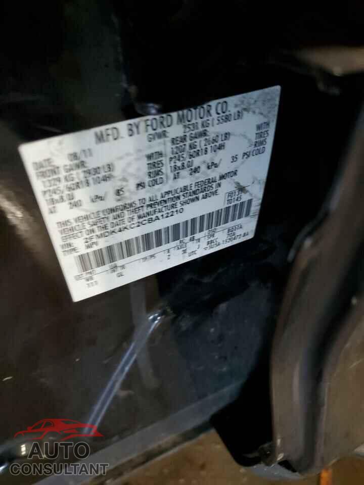 FORD EDGE 2012 - 2FMDK4KC2CBA12210