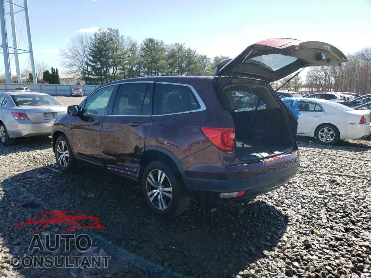HONDA PILOT 2017 - 5FNYF6H30HB039879