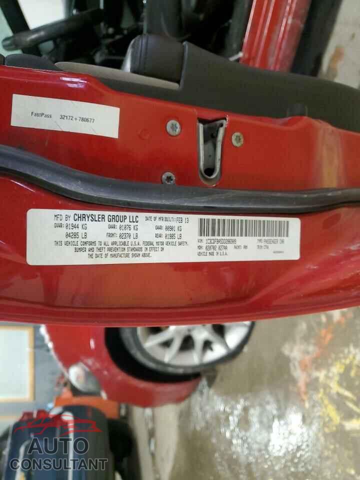 DODGE DART 2013 - 1C3CDFBA5DD286909