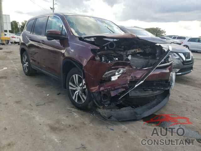 HONDA PILOT 2018 - 5FNYF5H5XJB033556
