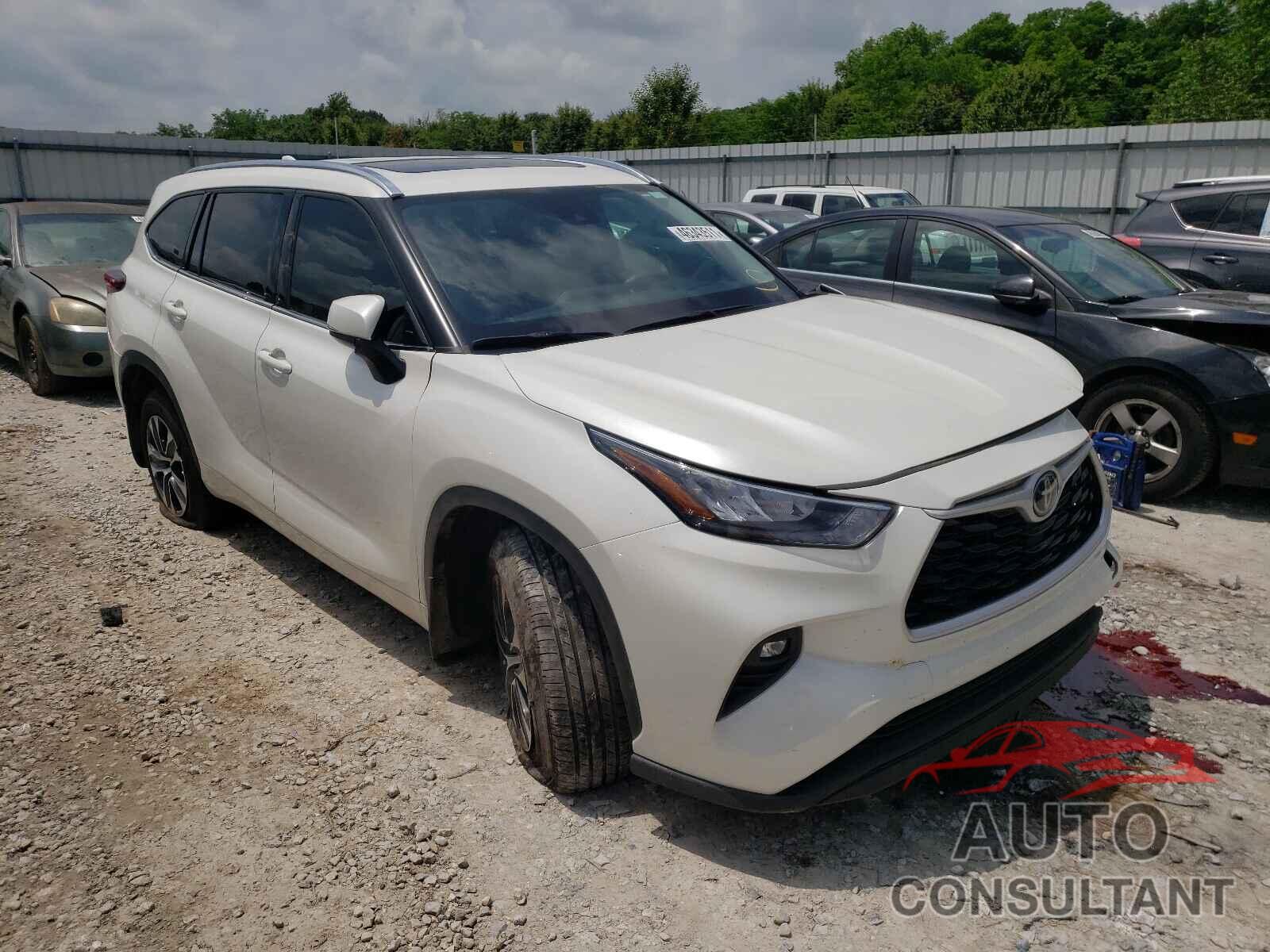 TOYOTA HIGHLANDER 2020 - 5TDGZRAH4LS504596