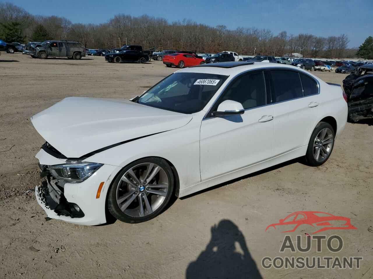 BMW 3 SERIES 2017 - WBA8B9G57HNU50470