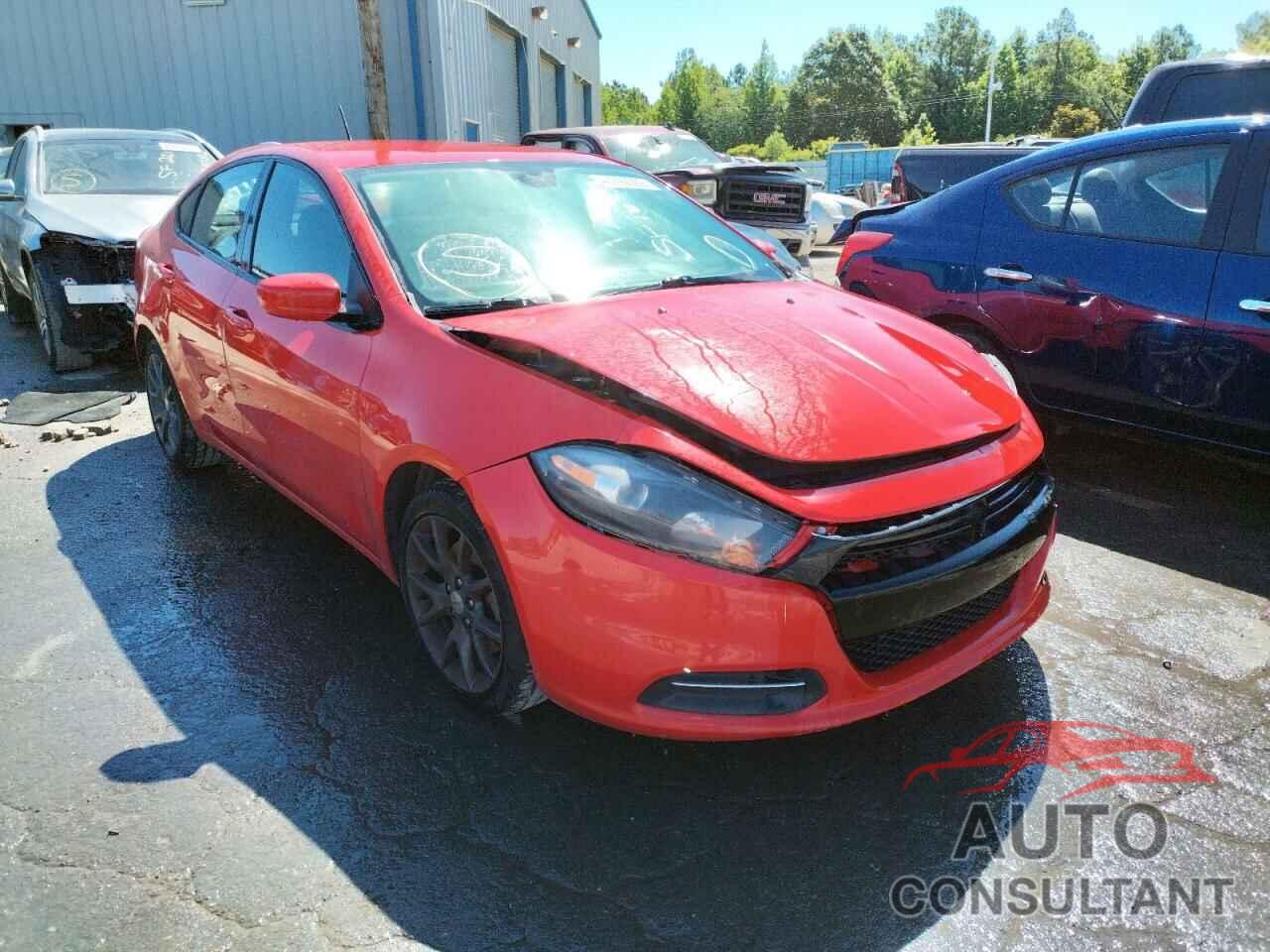 DODGE DART 2016 - 1C3CDFAAXGD712079