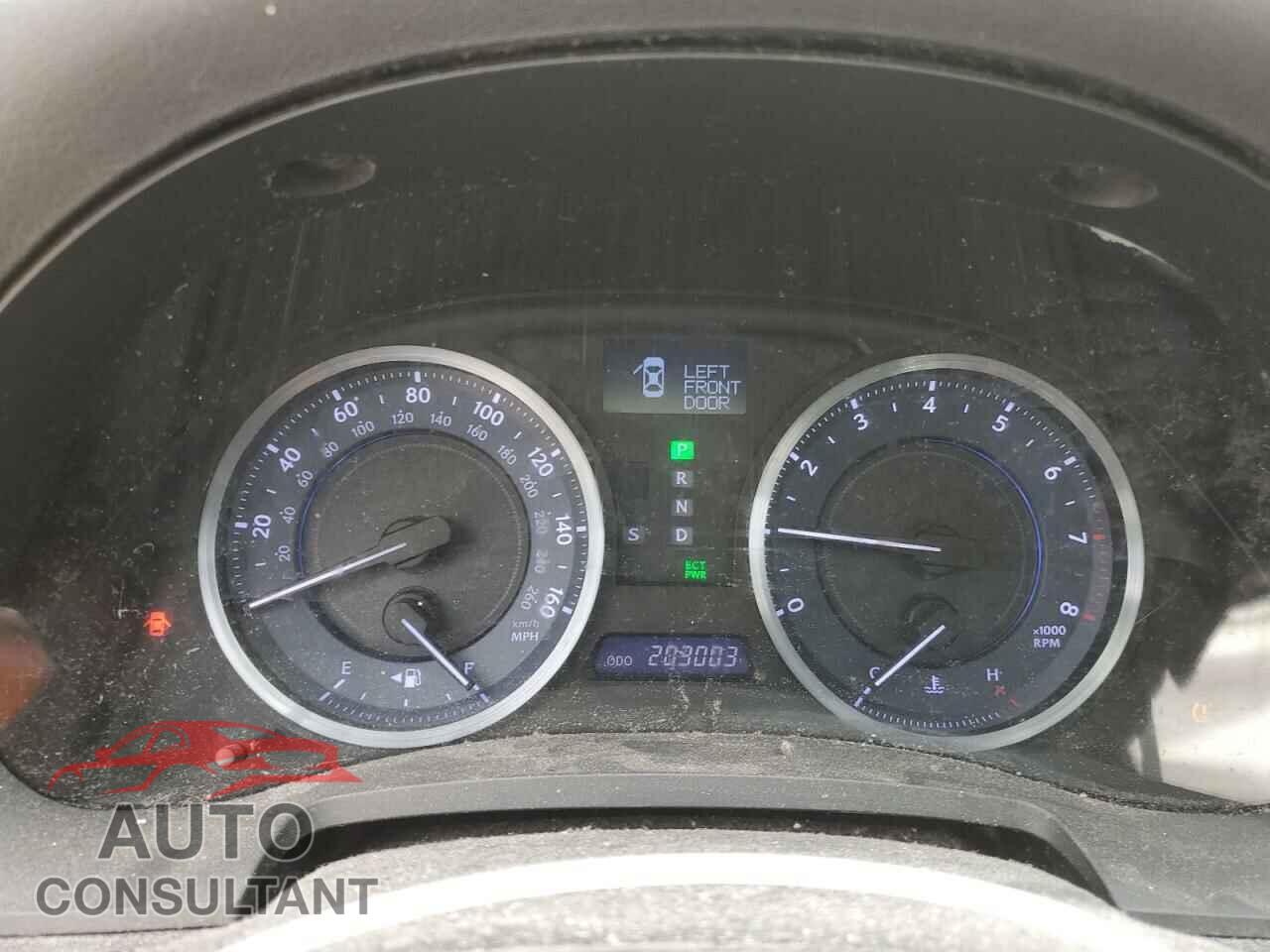 LEXUS IS 2012 - JTHBF5C26C5170029