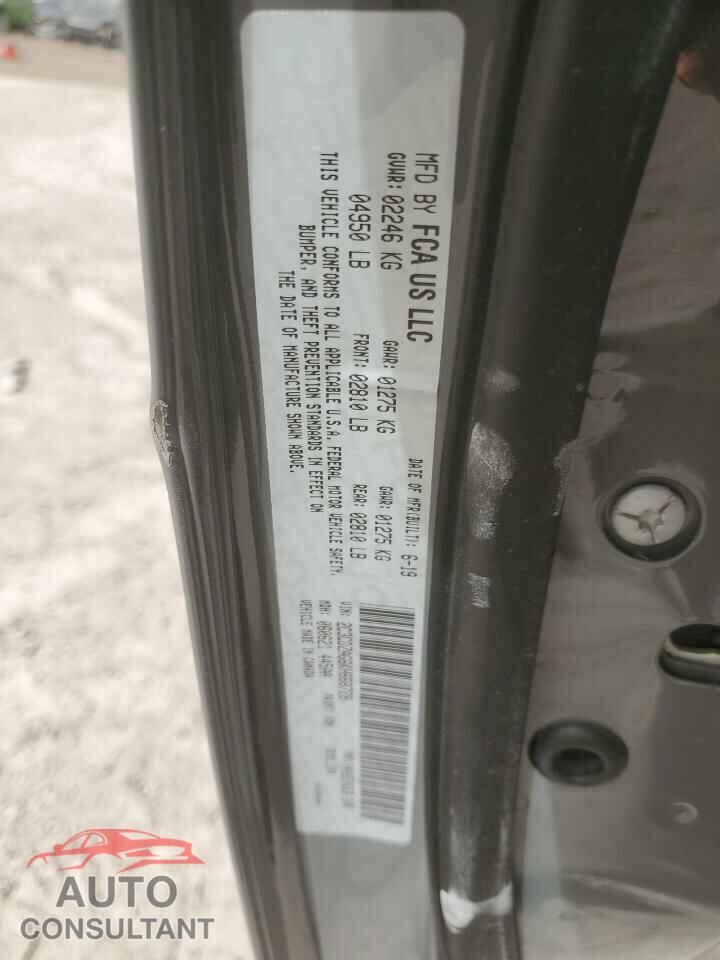 DODGE CHALLENGER 2019 - 2C3CDZAG6KH668728