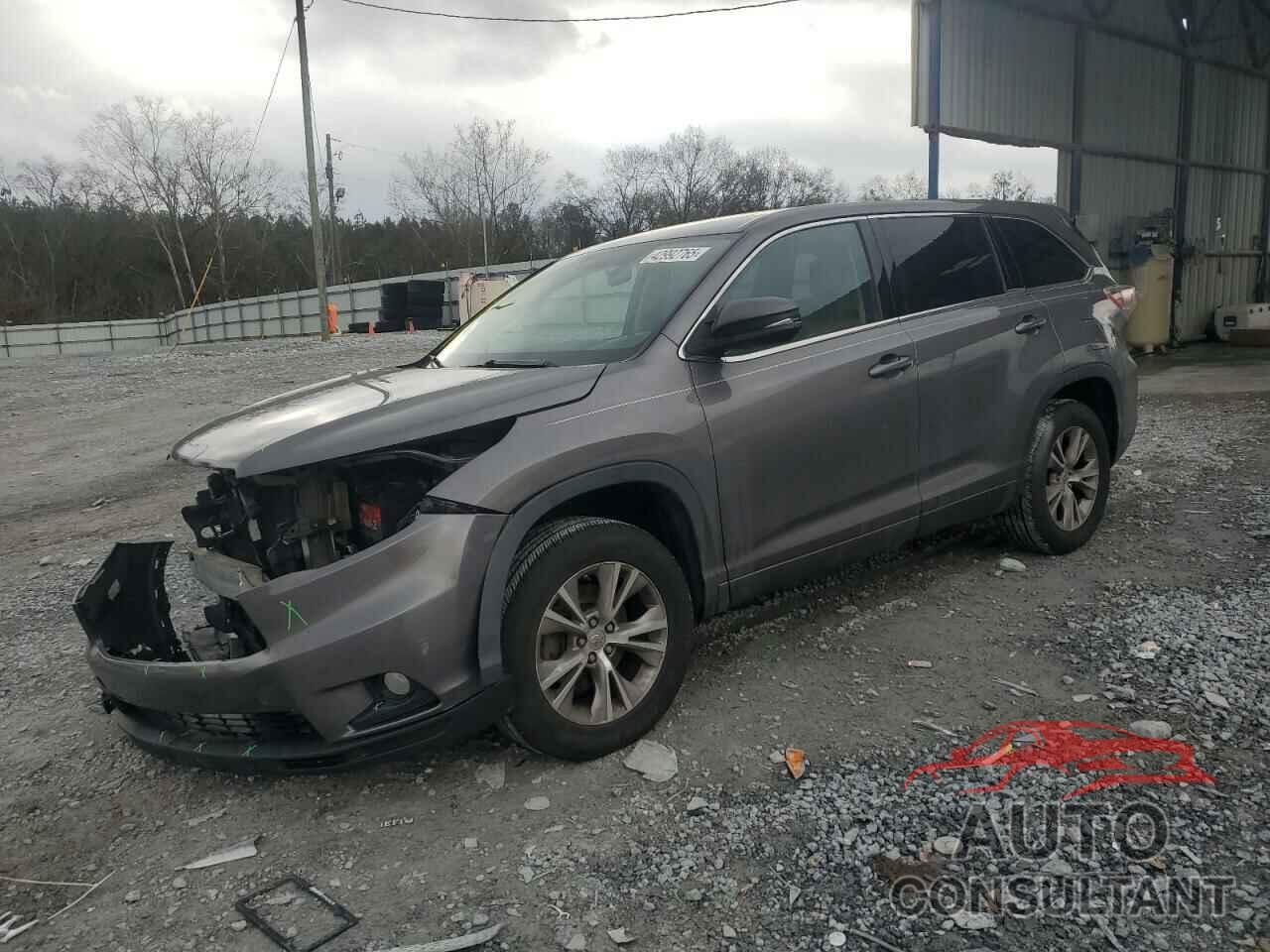 TOYOTA HIGHLANDER 2014 - 5TDZKRFH8ES015787
