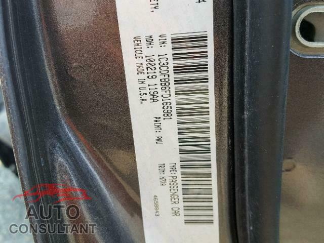 DODGE DART 2015 - 1C3CDFBB6FD165981