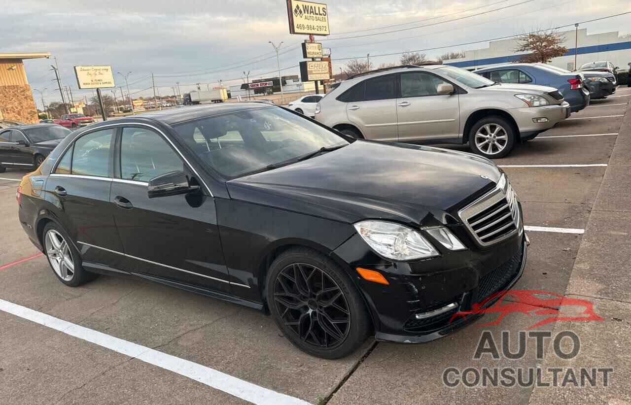 MERCEDES-BENZ E-CLASS 2013 - WDDHF8JB7DA766989