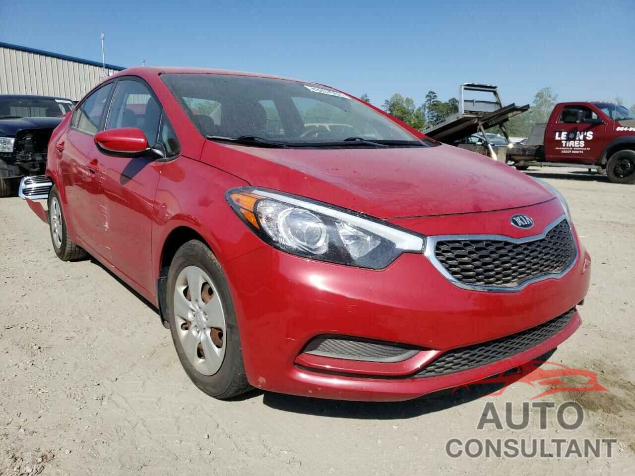 KIA FORTE 2016 - KNAFK4A68G5569655