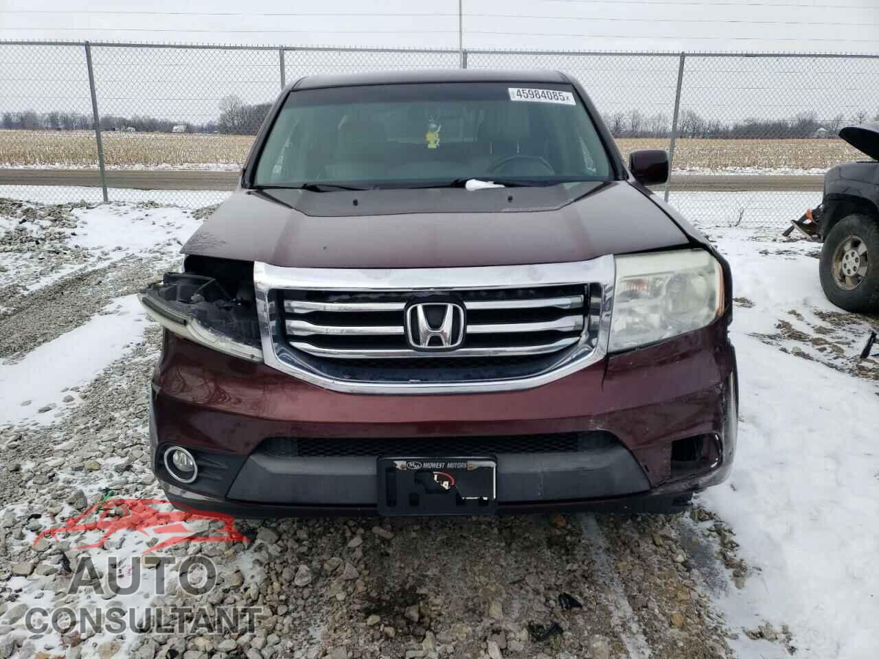 HONDA PILOT 2012 - 5FNYF4H59CB078078