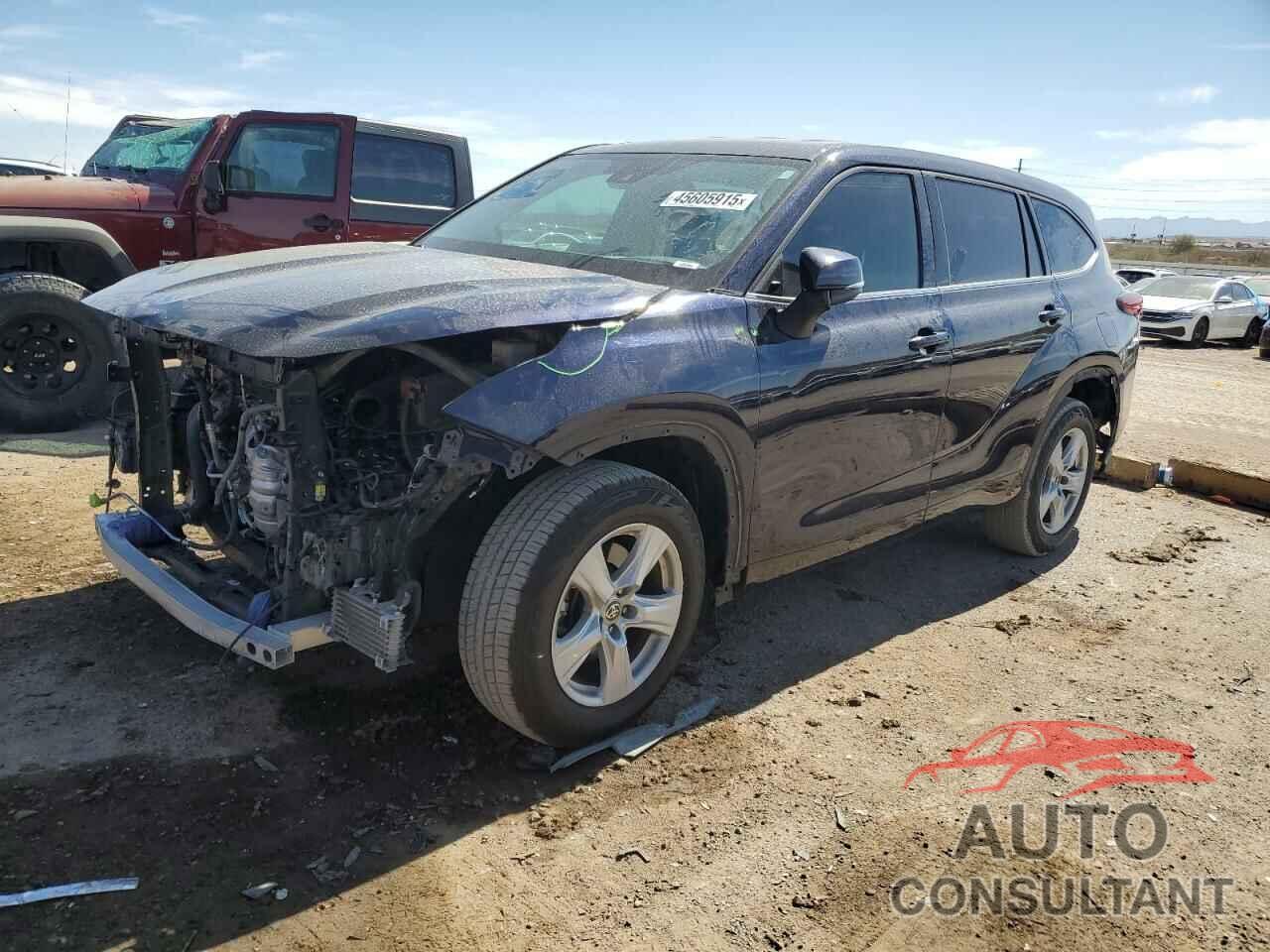 TOYOTA HIGHLANDER 2021 - 5TDCZRAH7MS531162