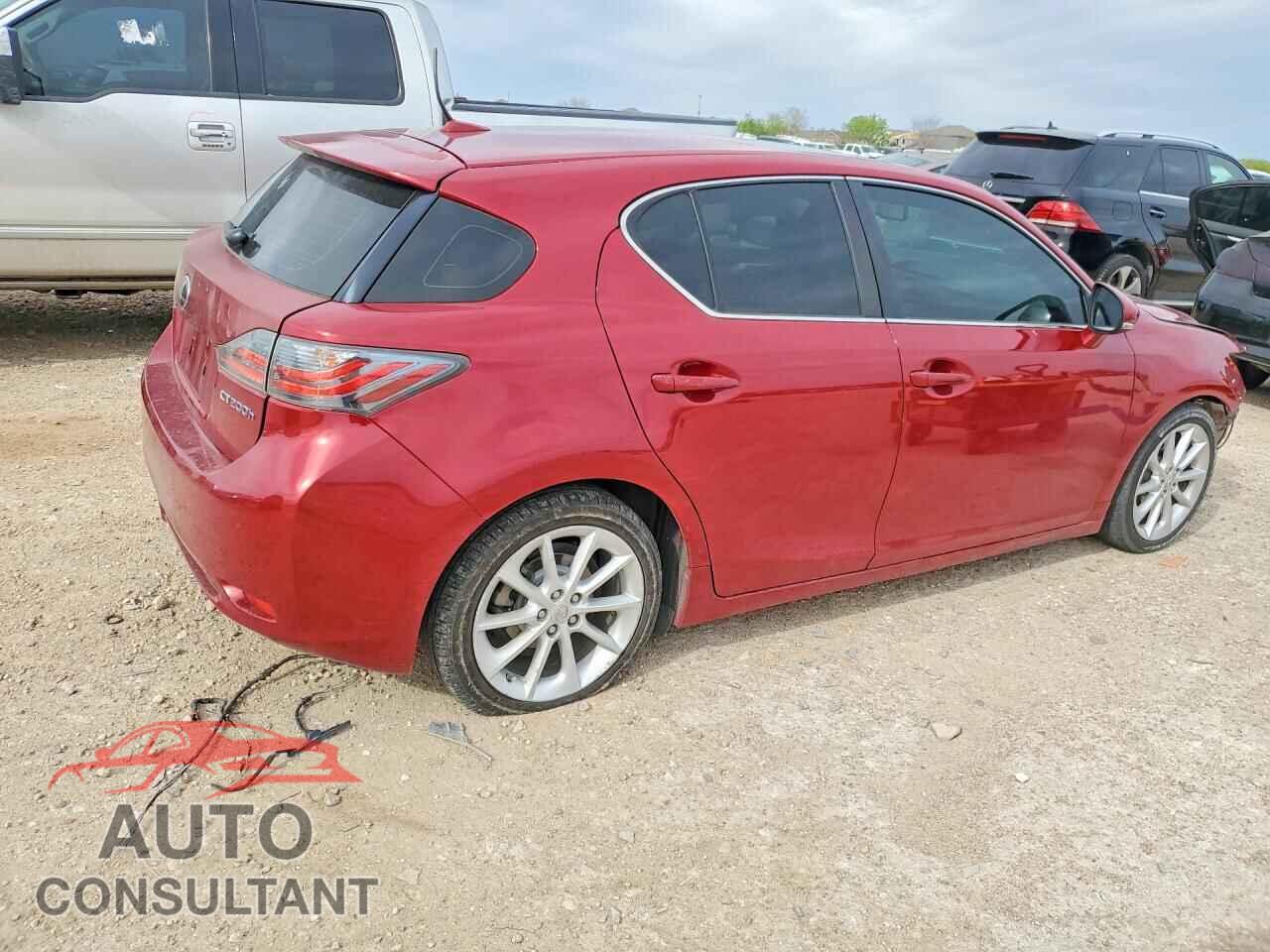 LEXUS CT 200 2012 - JTHKD5BHXC2120490