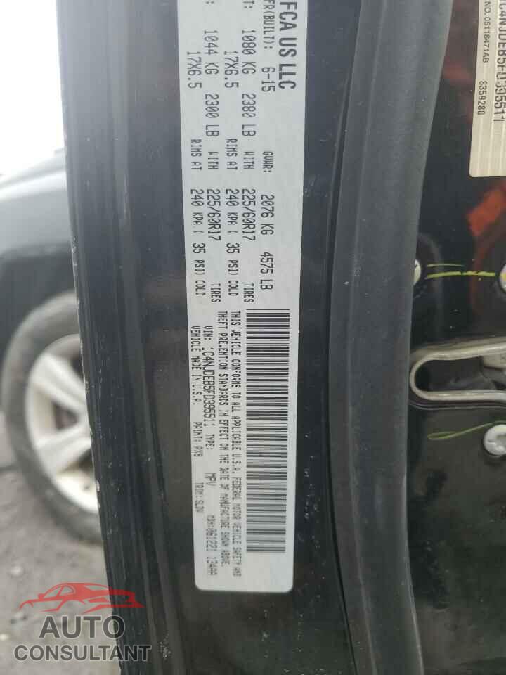 JEEP COMPASS 2015 - 1C4NJDEB5FD395511