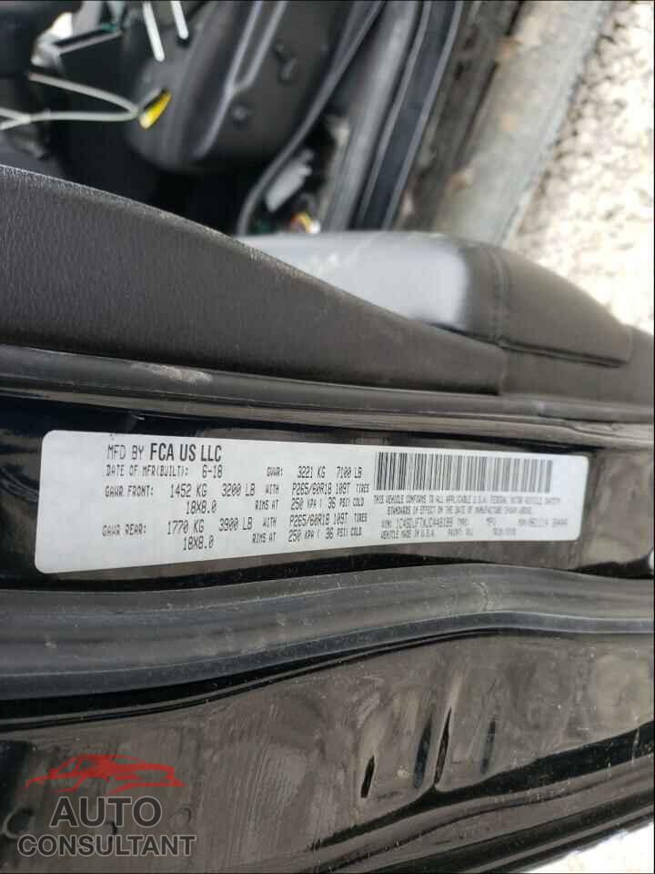 DODGE DURANGO 2018 - 1C4SDJFTXJC448198