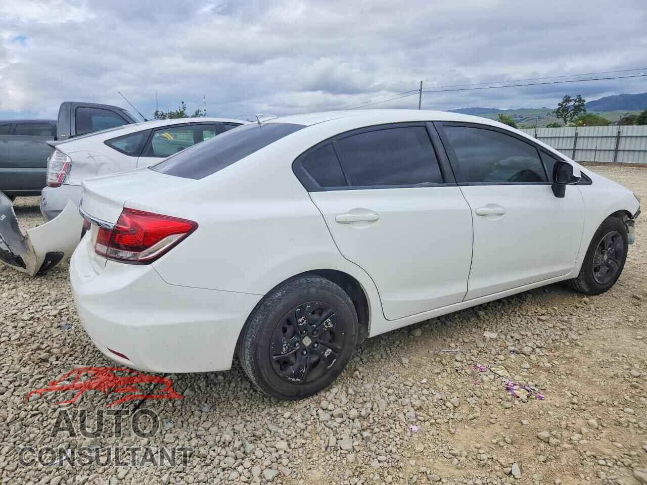 HONDA CIVIC 2013 - 19XFB2F50DE260222