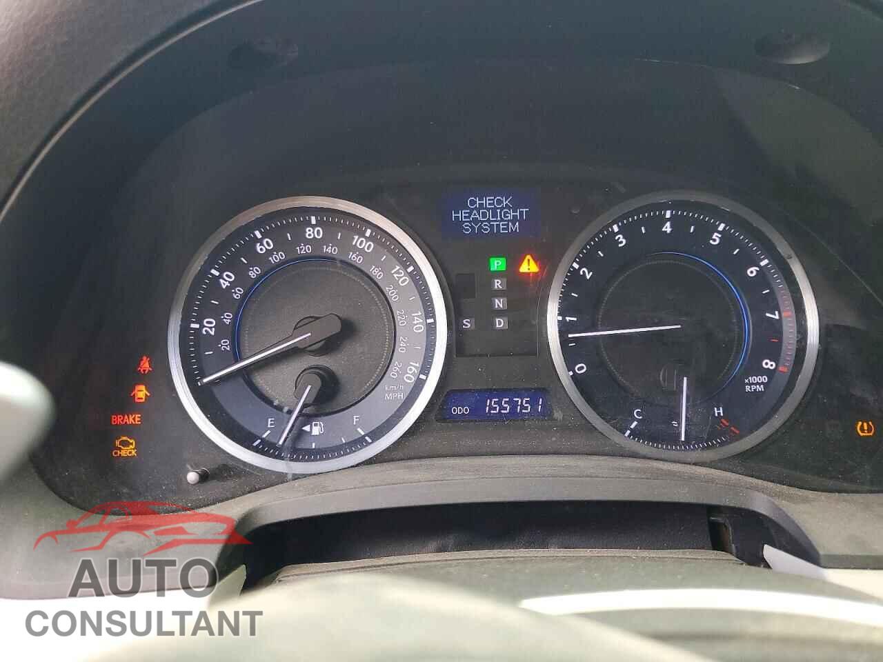 LEXUS IS 2013 - JTHBF5C26D5189181