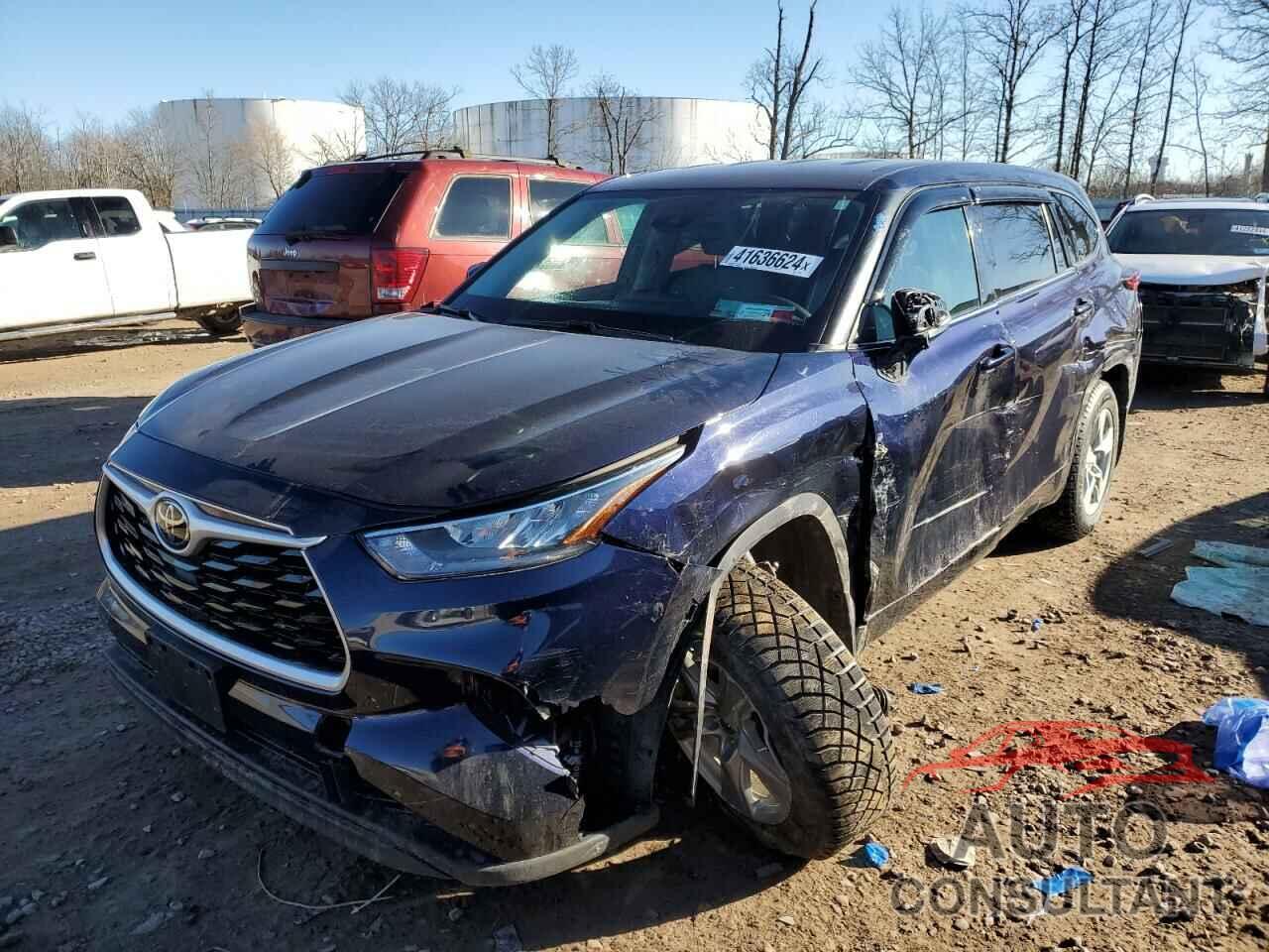 TOYOTA HIGHLANDER 2020 - 5TDCZRBH7LS026378