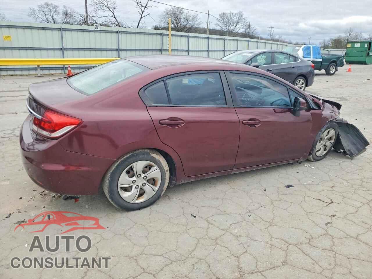 HONDA CIVIC 2013 - 19XFB2F56DE098323