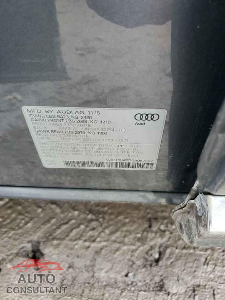 AUDI Q5 2016 - WA1C2AFP3GA087697