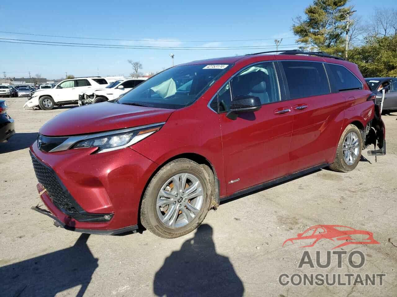 TOYOTA SIENNA 2021 - 5TDXSKFC9MS036374