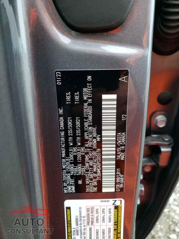 LEXUS RX350 2023 - 2T2BAMCA0PC005518